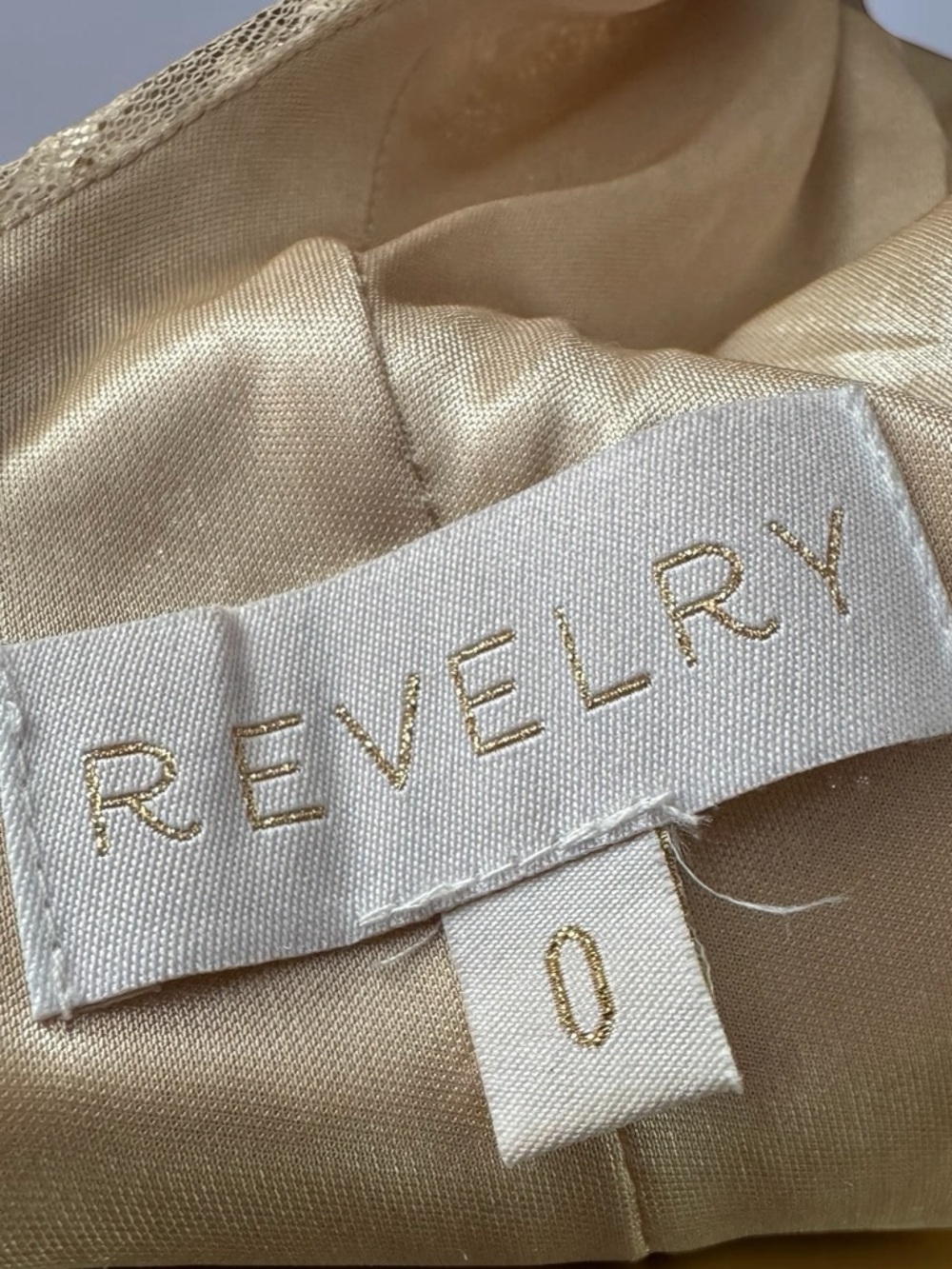Revelry Champagne Gold Convertible Sequin Maxi Gown- Size 0 - Picture 3 of 15